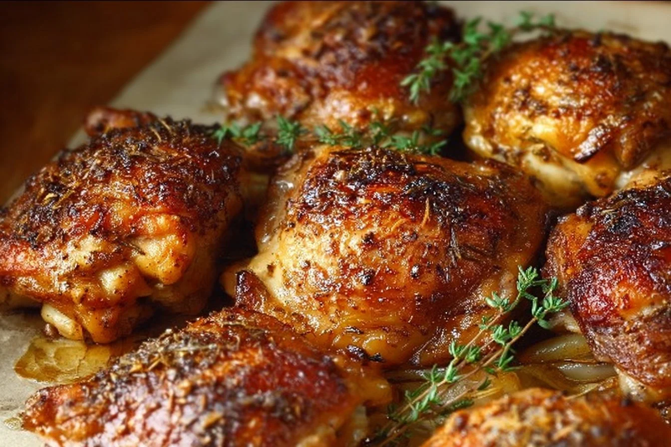 Oven-Roasted Chicken Thighs