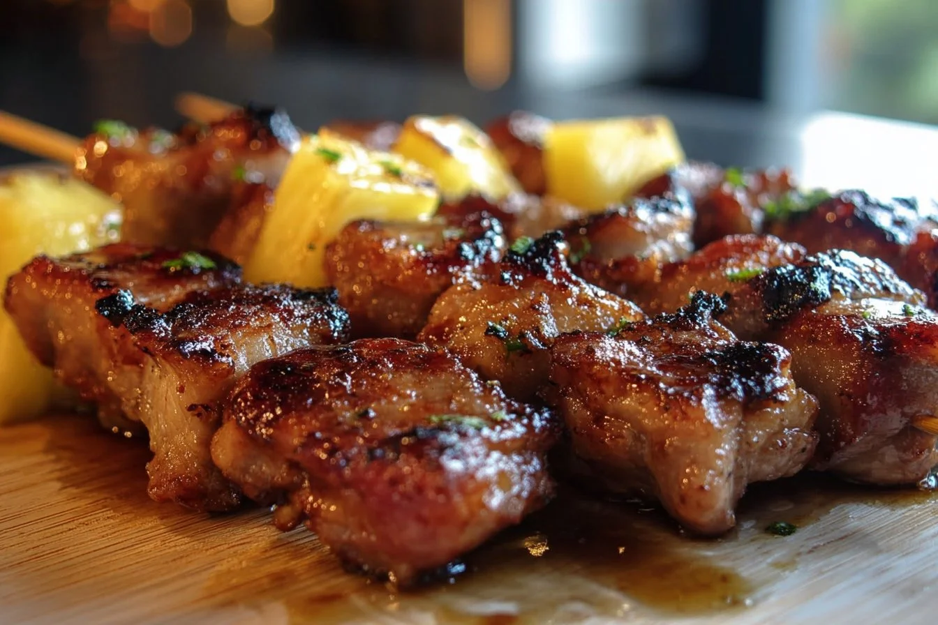 Pineapple BBQ Pork Skewers: A 15-Minute Grilling Dream