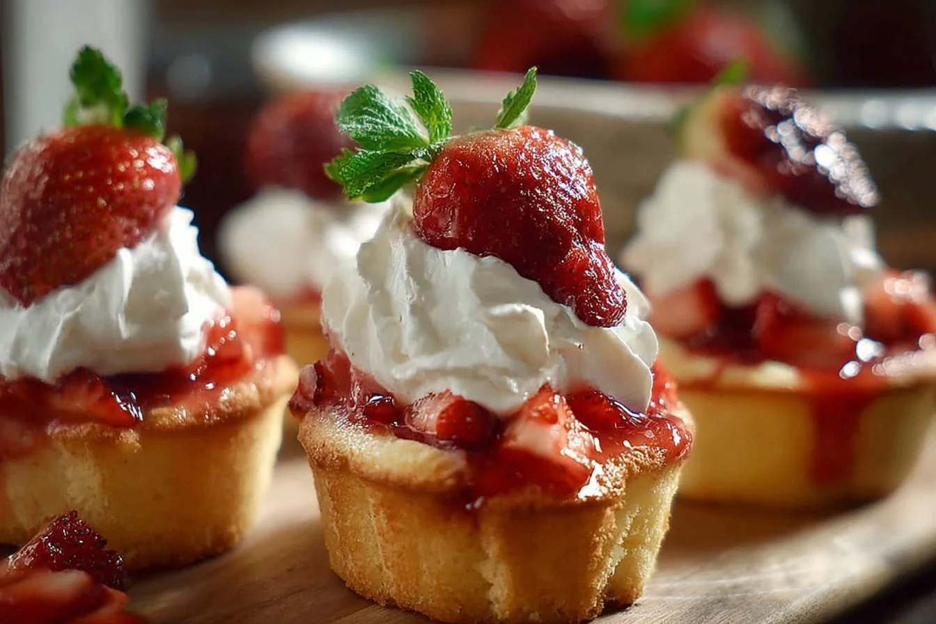 Quick Strawberry Shortcake Cups