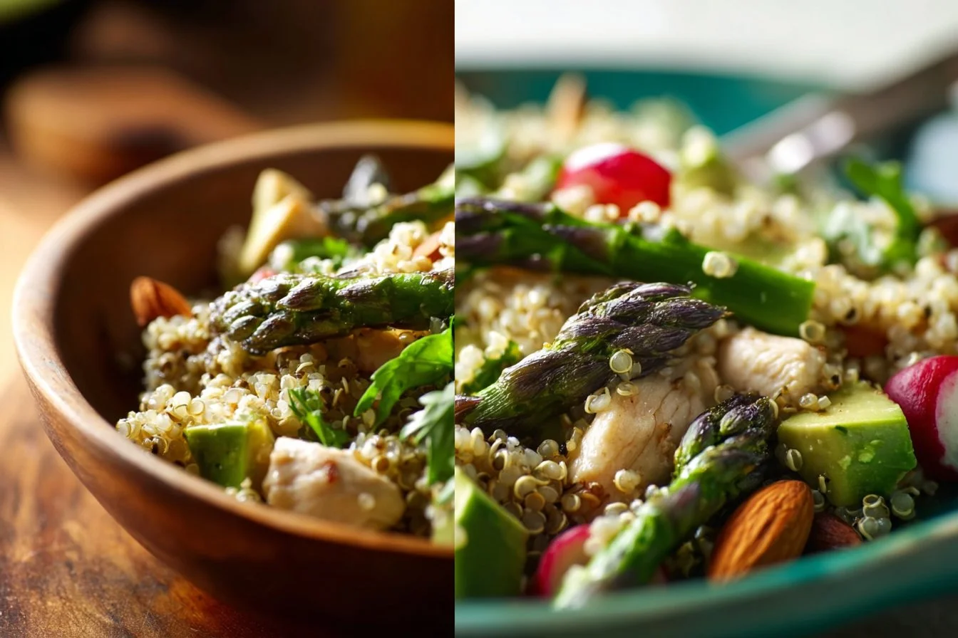 Quinoa Salad With Chicken, Almonds, and Avocado