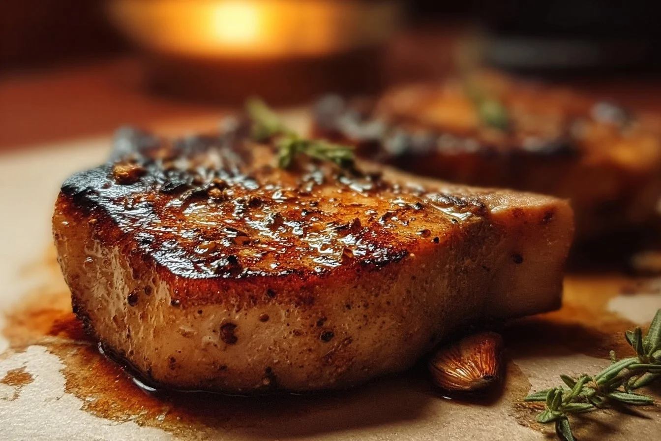 Savory Seared Bone-In Pork Chop