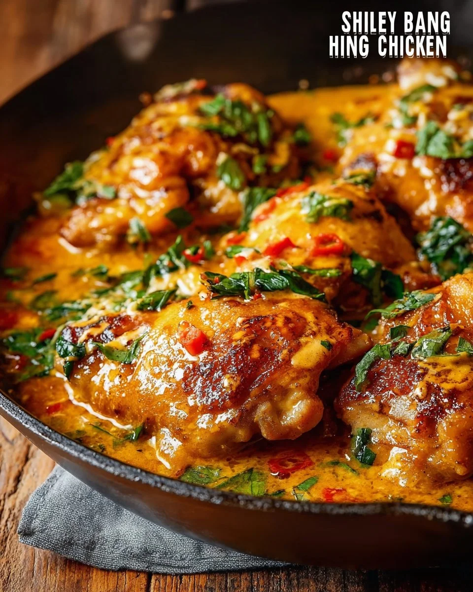 Skillet Bang Bang Chicken Thighs