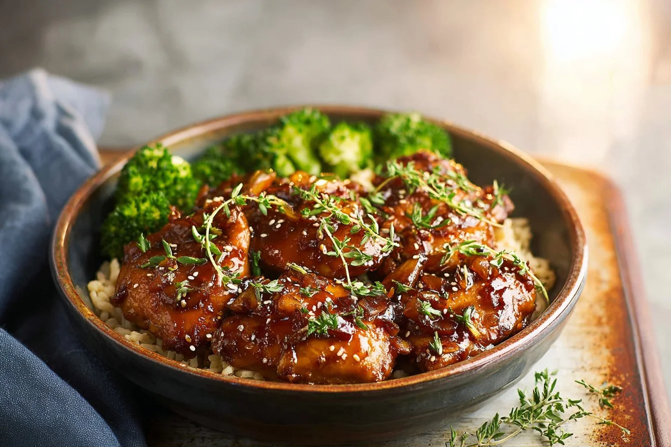 Slow Cooker Honey Garlic Chicken