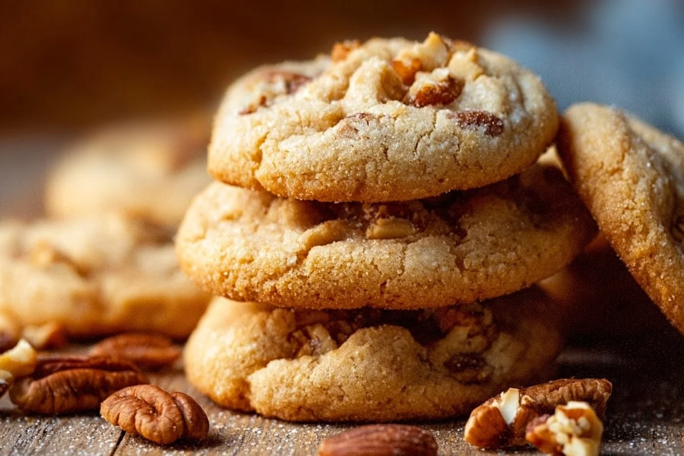 Soft & Chewy Butter Pecan Cookies