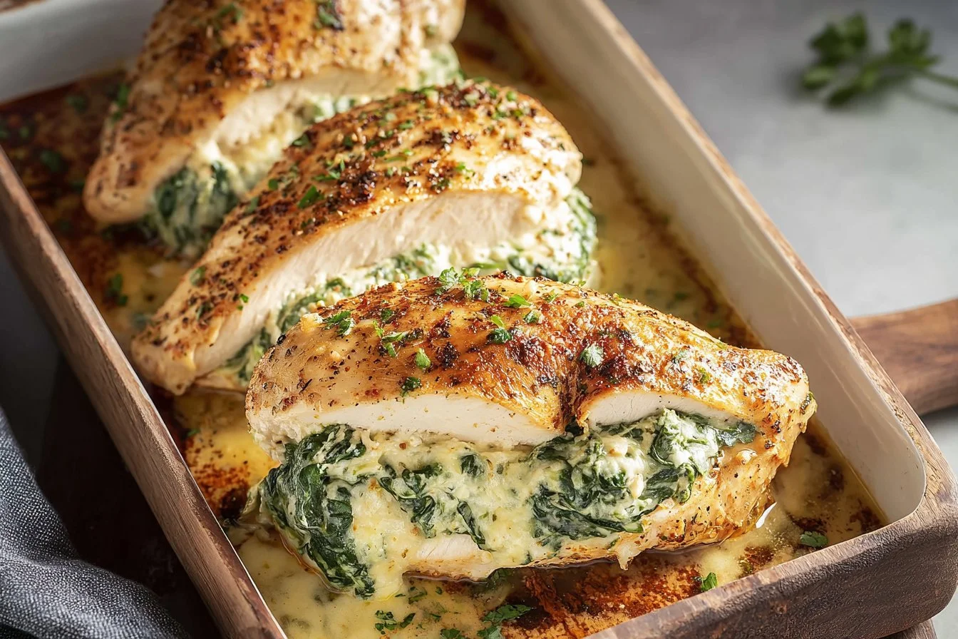 Spinach Stuffed Chicken Breast