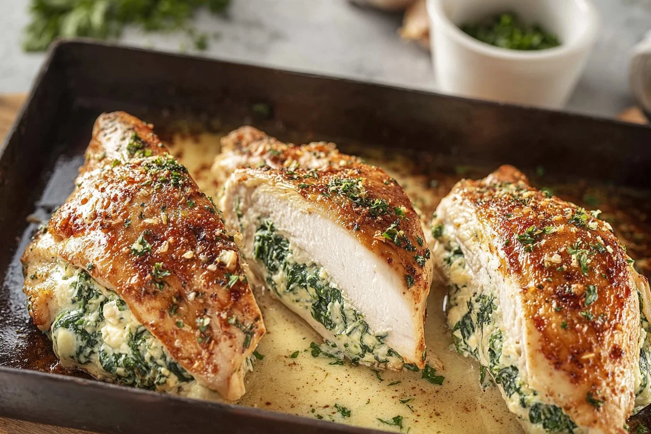 Spinach Stuffed Chicken Breast