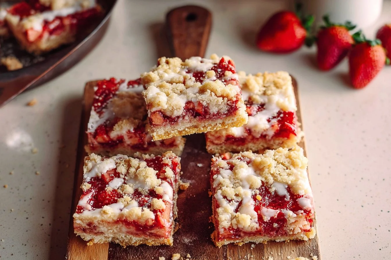 Strawberry Shortcake Bars