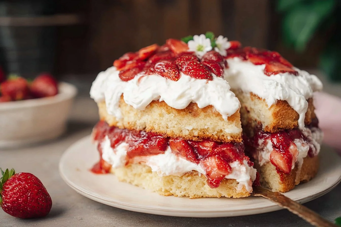 Strawberry Shortcake Cake