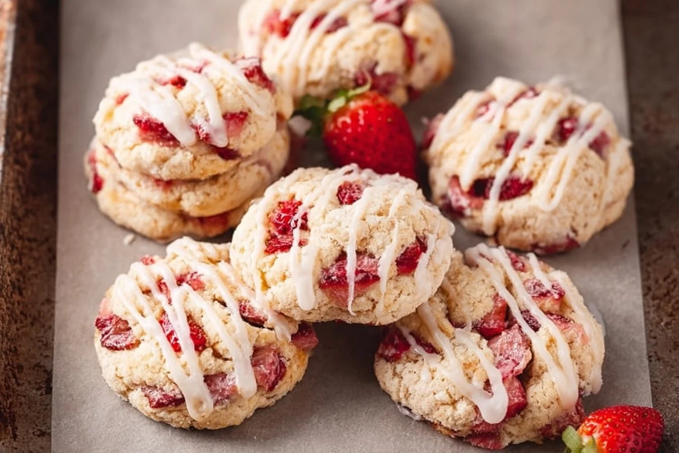 Strawberry Shortcake Cookies