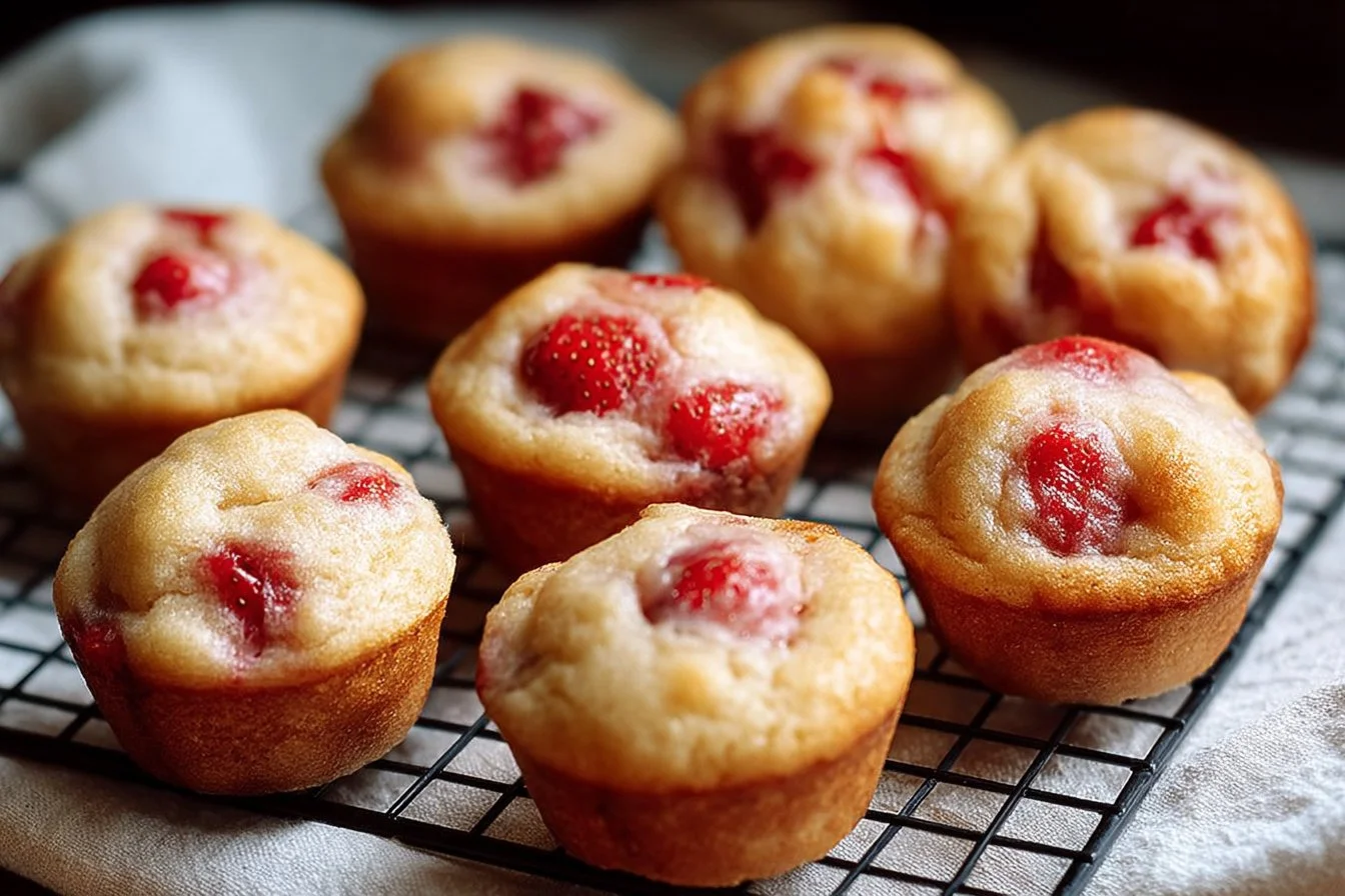 Strawberry Yogurt Mini Muffins: An Incredible 5-Ingredient Recipe