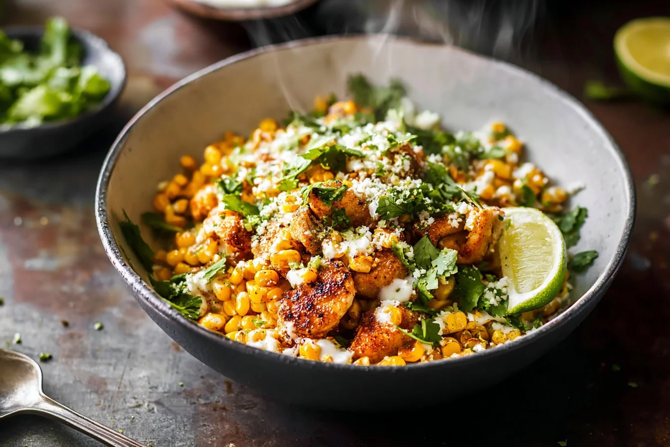 Street Corn Chicken Bowls
