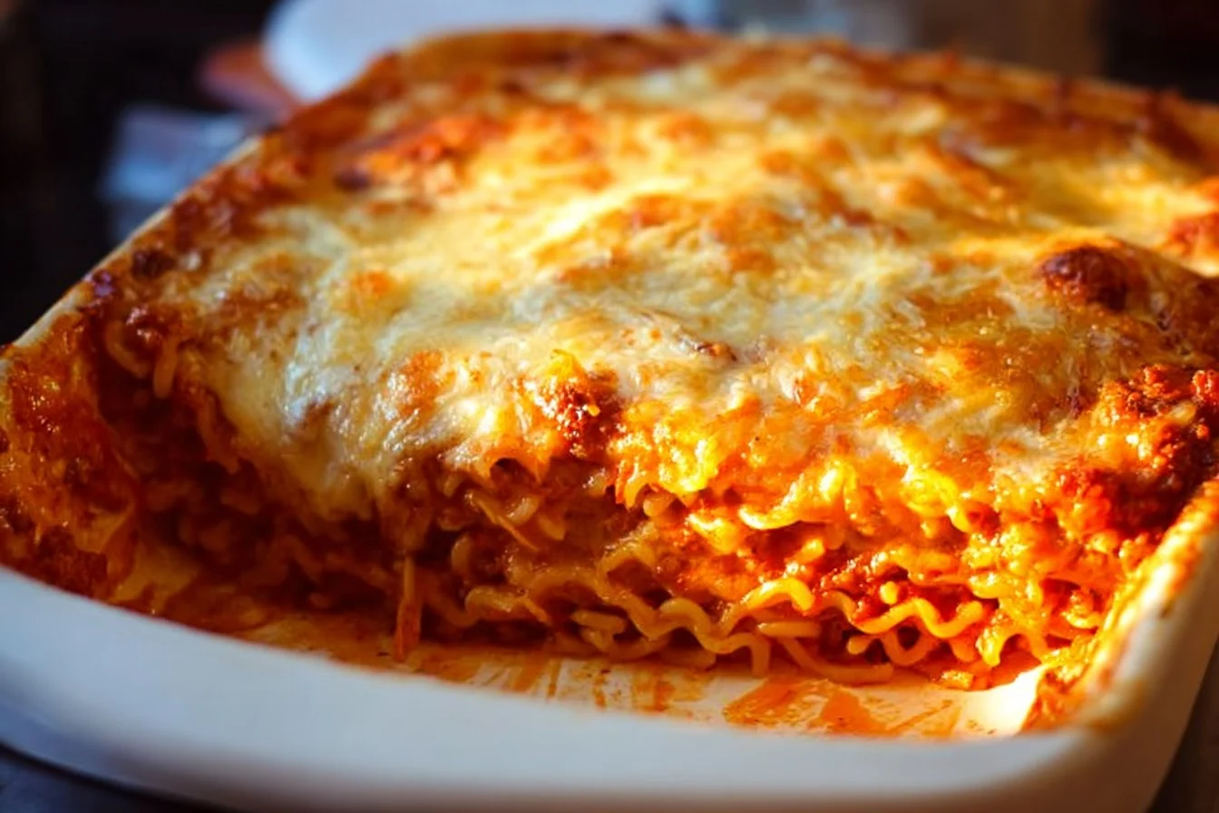TikTok Viral Ramen Lasagna