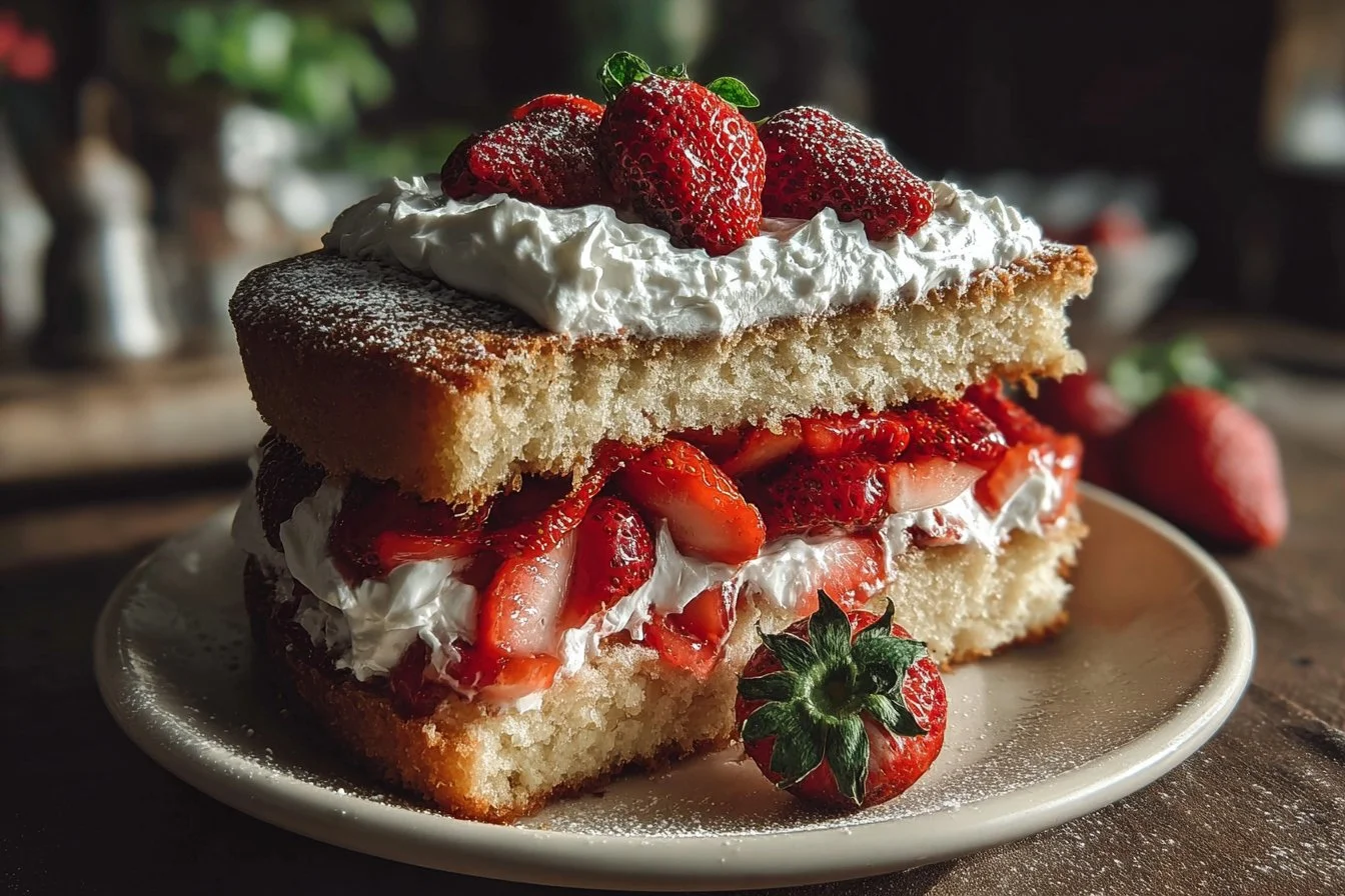 Unforgettable Strawberry Shortcake Cake in 5 Simple Steps