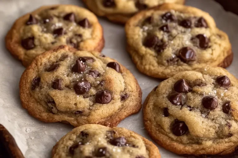 Delicious banana bread chocolate chip cookies fresh from the oven