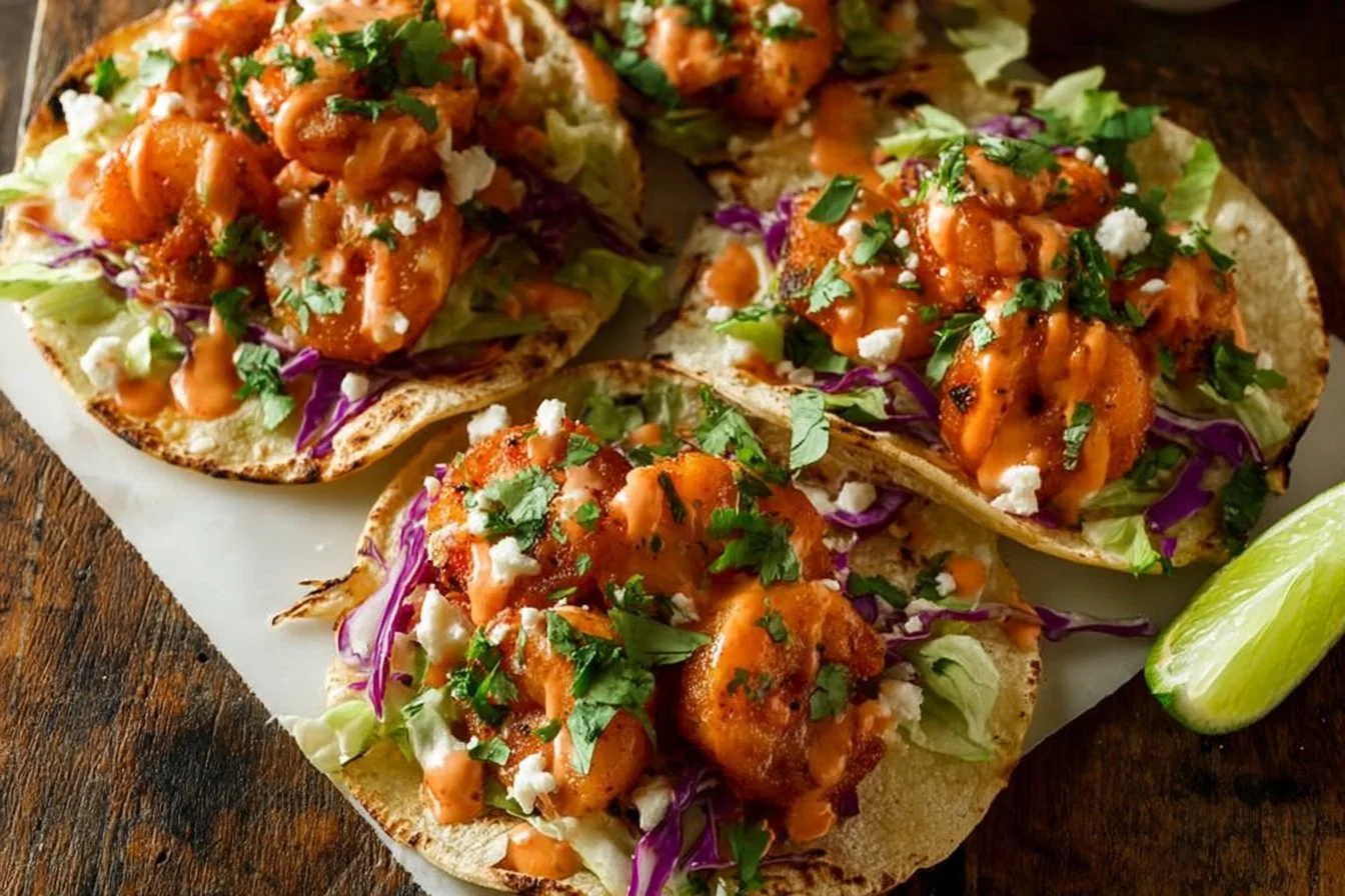 Bang Bang Shrimp Tacos