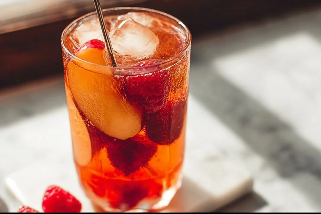 Bellini Peach Raspberry Iced Tea