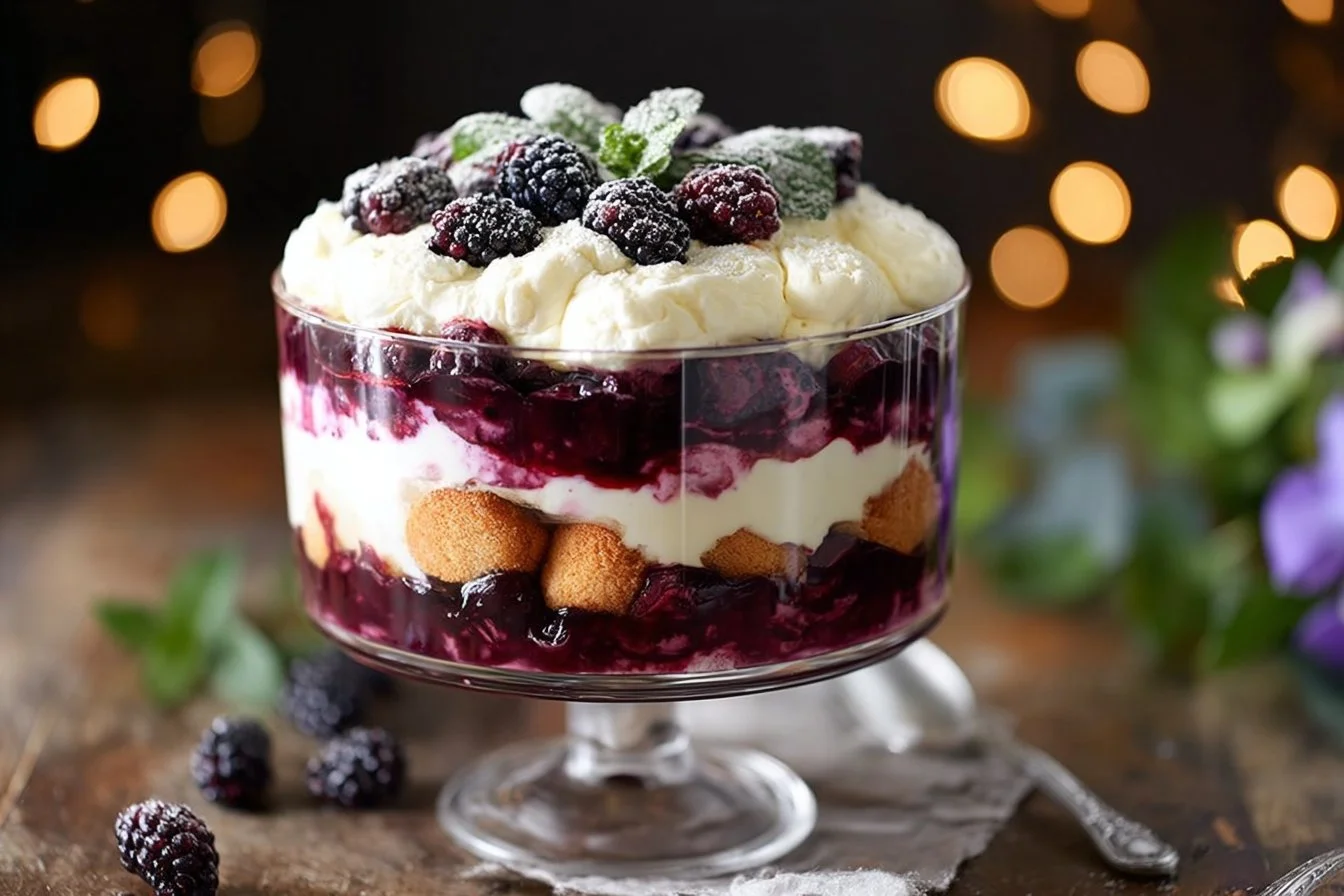 Berry Tiramisu Trifle