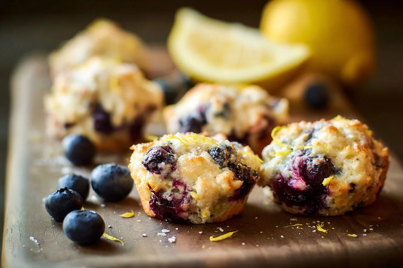 Blueberry and Lemon Zest Cottage Cheese Bites