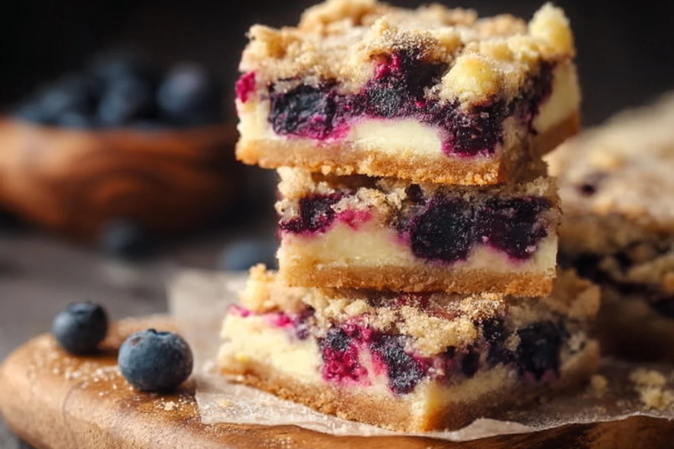 Blueberry Cream Cheese Bars