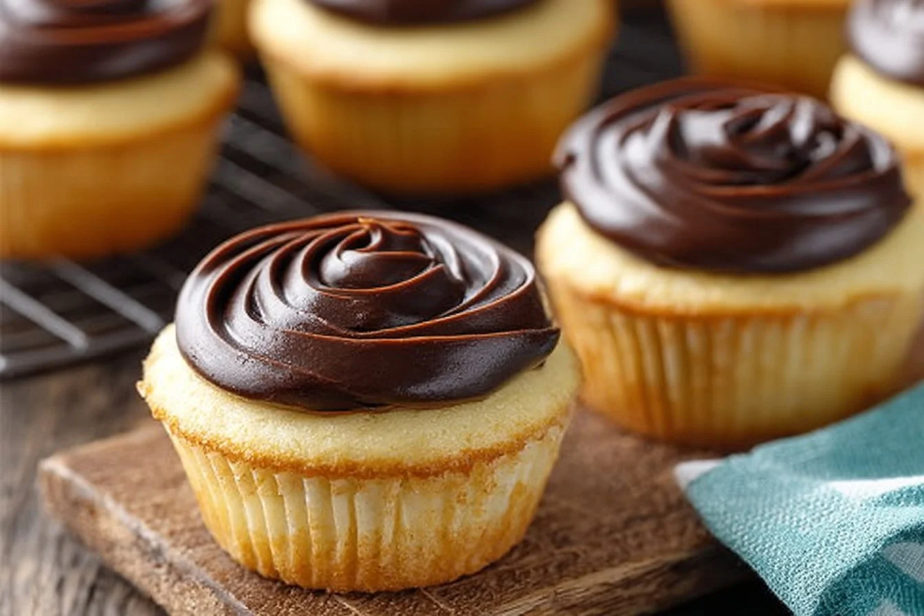Boston Cream Pie Cupcakes