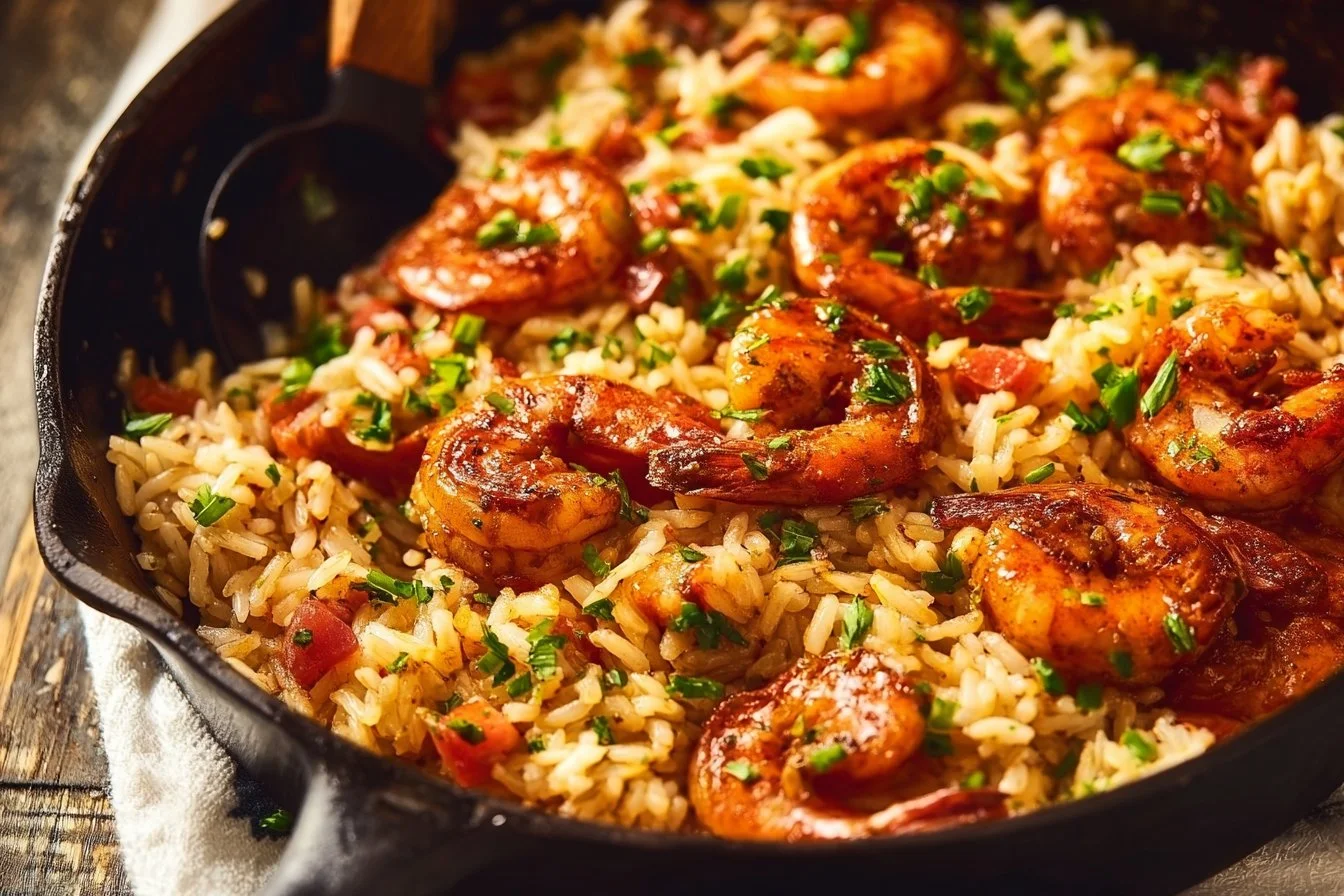 Cajun Shrimp and Rice Skillet