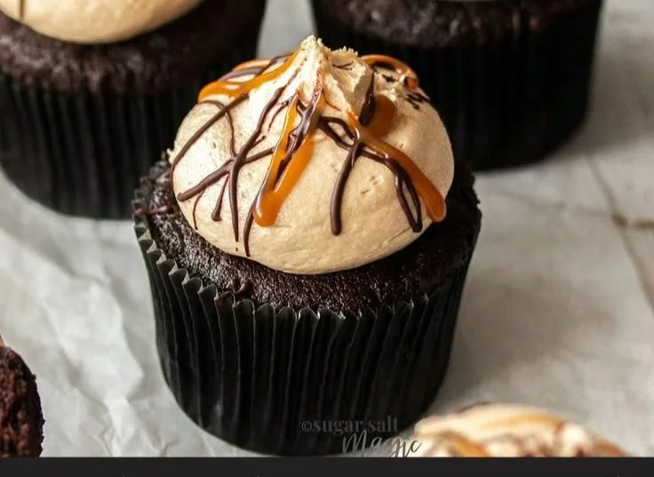 Caramel Chocolate Cupcakes