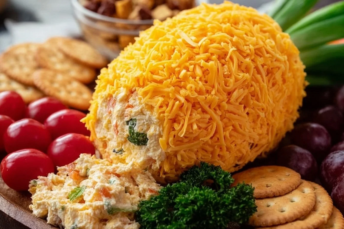 Delicious Carrot Cheeseball appetizer for Easter gatherings