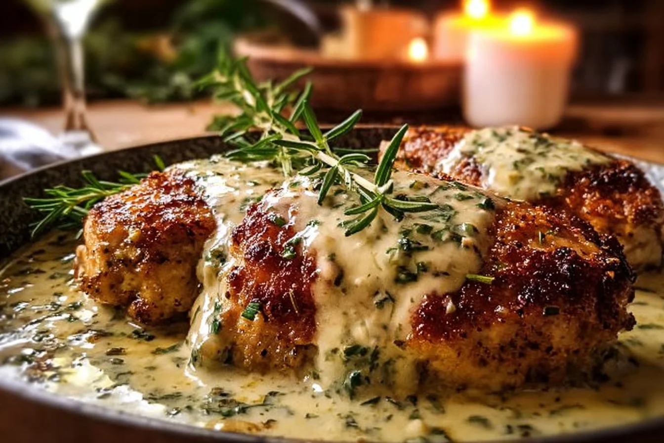 Chicken with Boursin Sauce