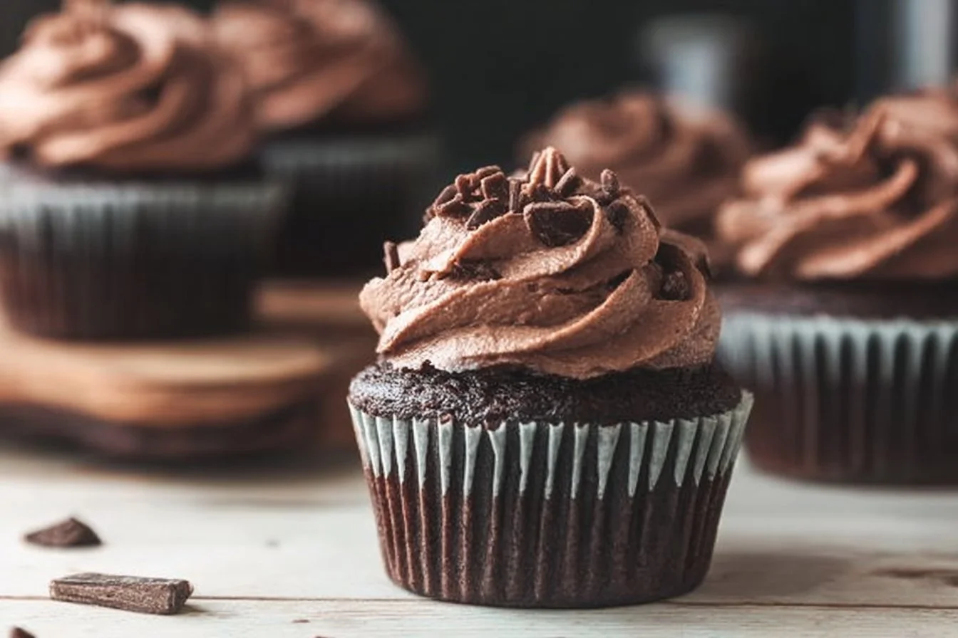 Chocolate Cupcakes with Chocolate Buttercream
