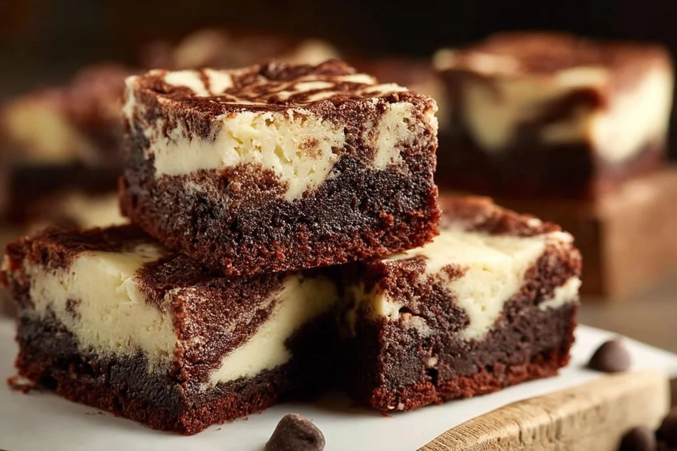 Cream Cheese Swirl Brownies