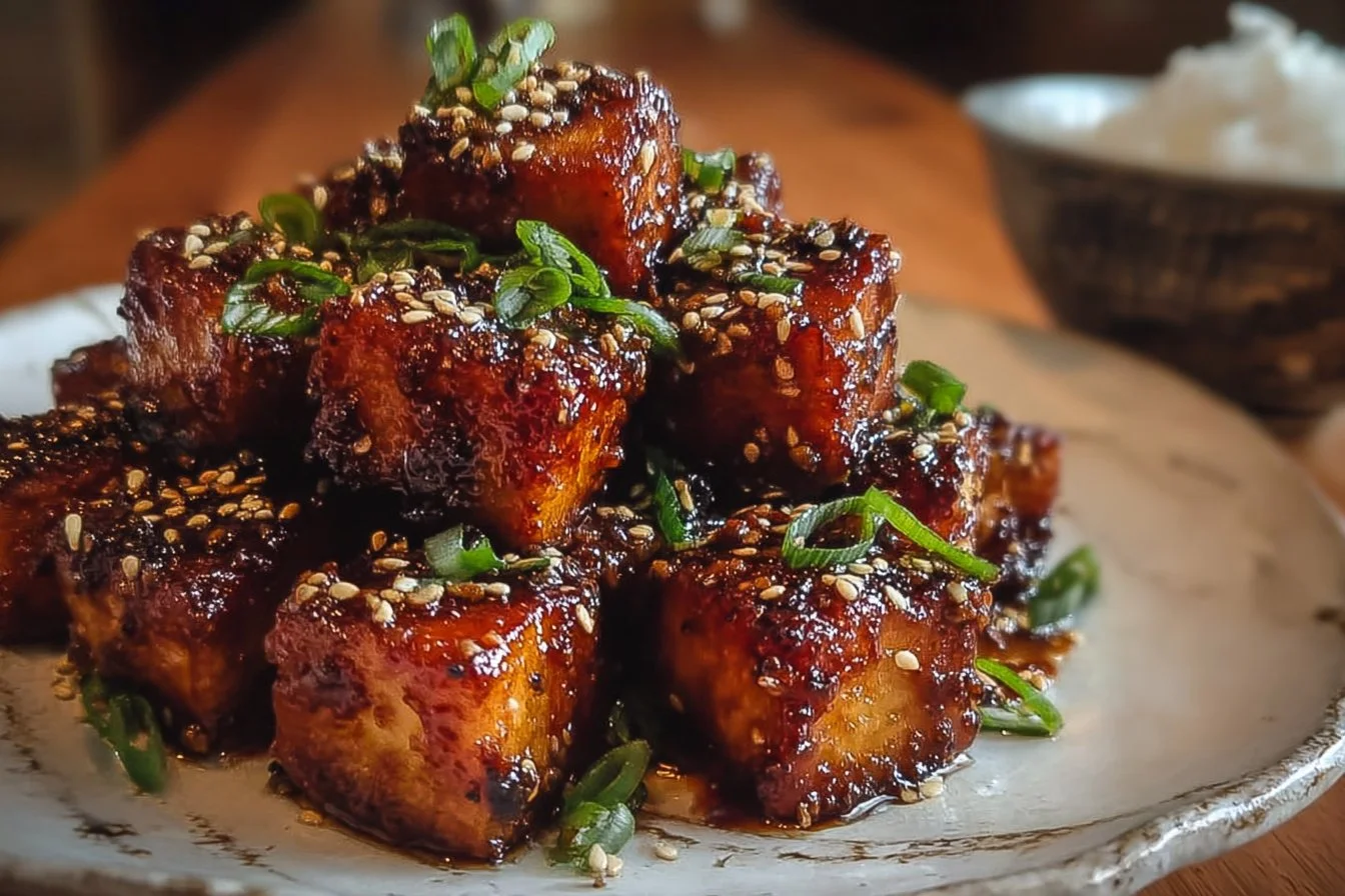 Crispy honey garlic tofu recipe that will amaze you!