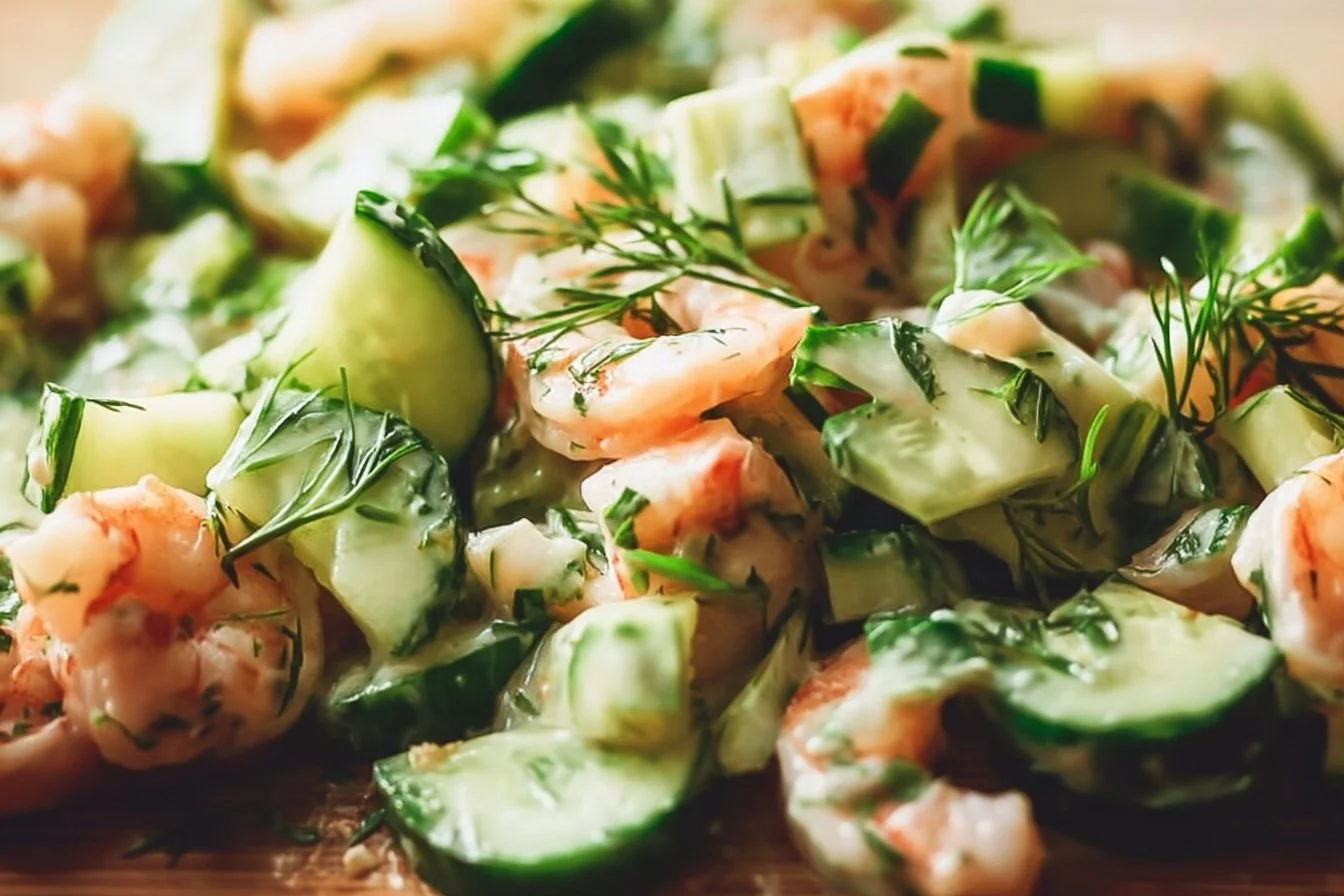 Cucumber Shrimp Salad