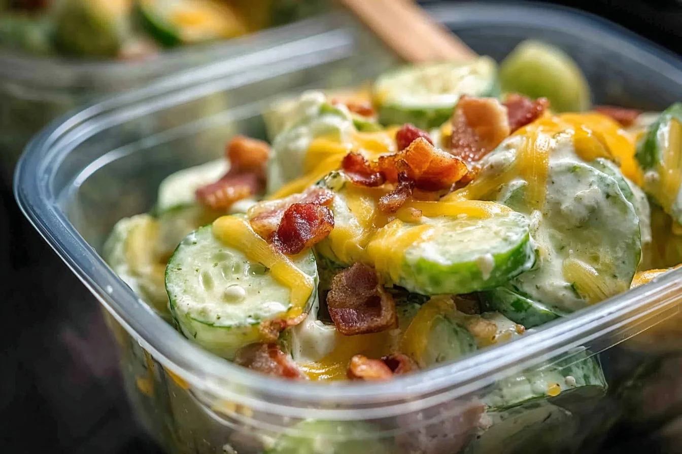 Fresh cucumber slices served as a healthy snack option.