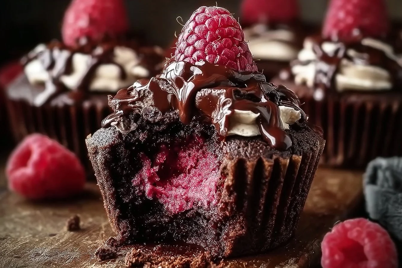 Decadent Raspberry Chocolate Lava Cupcakes You'll Adore