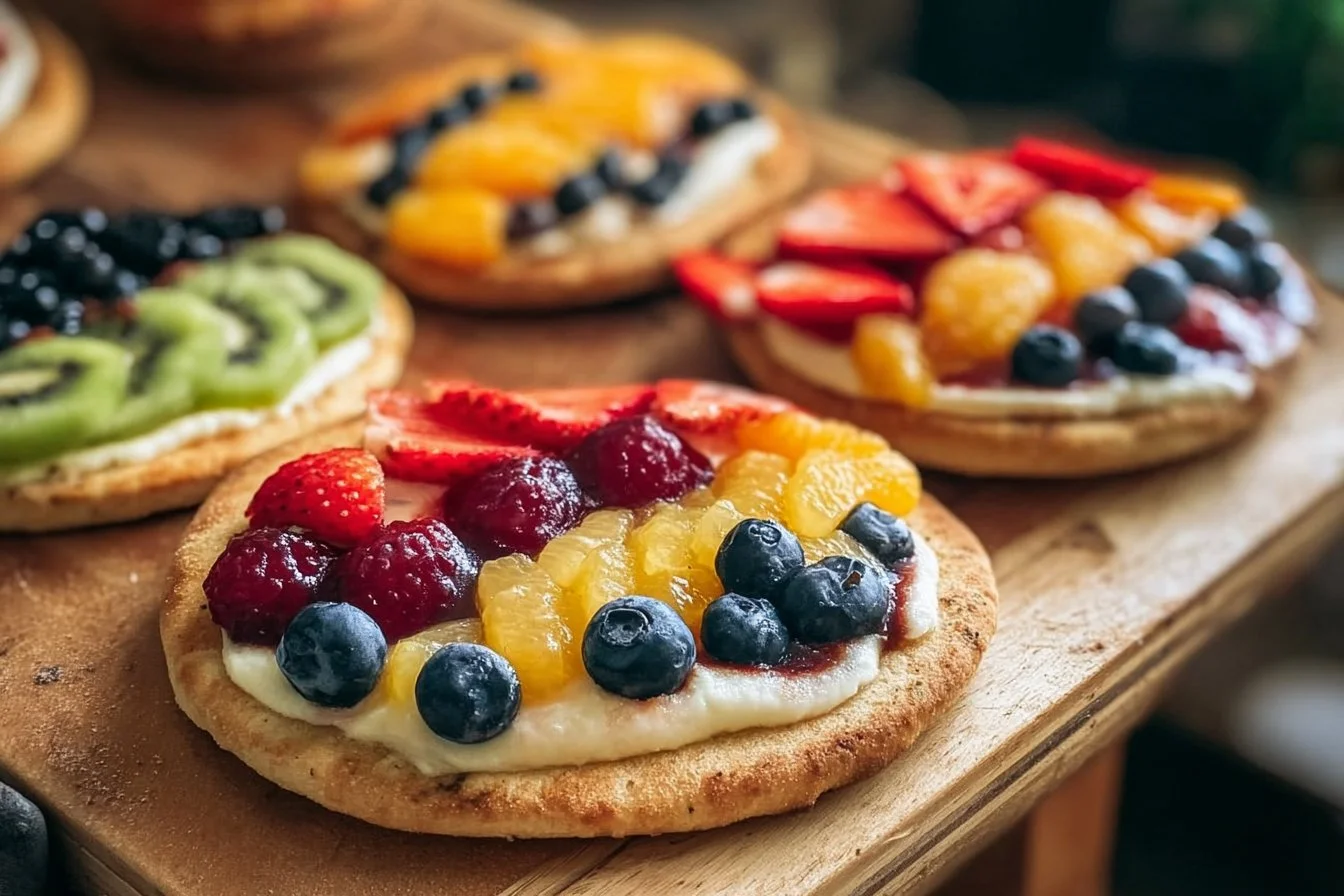Easter Egg Fruit Pizzas
