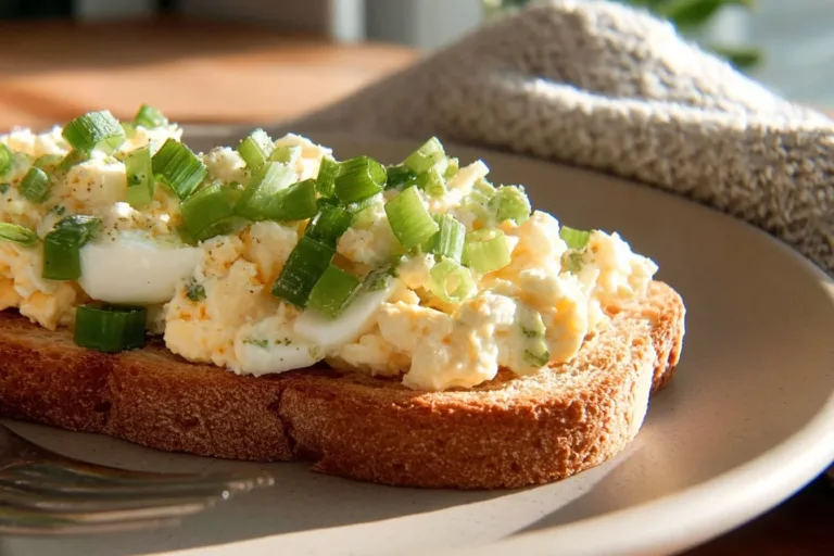 Healthy egg salad recipe with cottage cheese and no mayo.