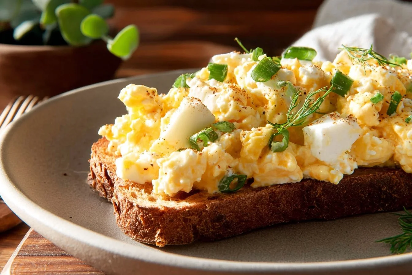 Egg Salad with Cottage Cheese - no mayo!