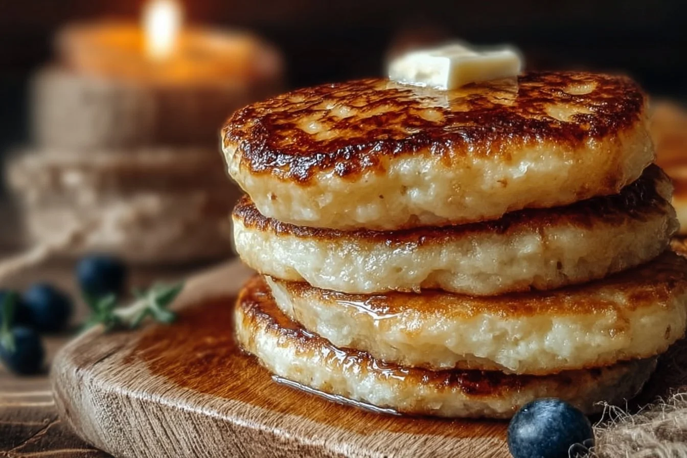 Fluffy Cottage Cheese Pancakes