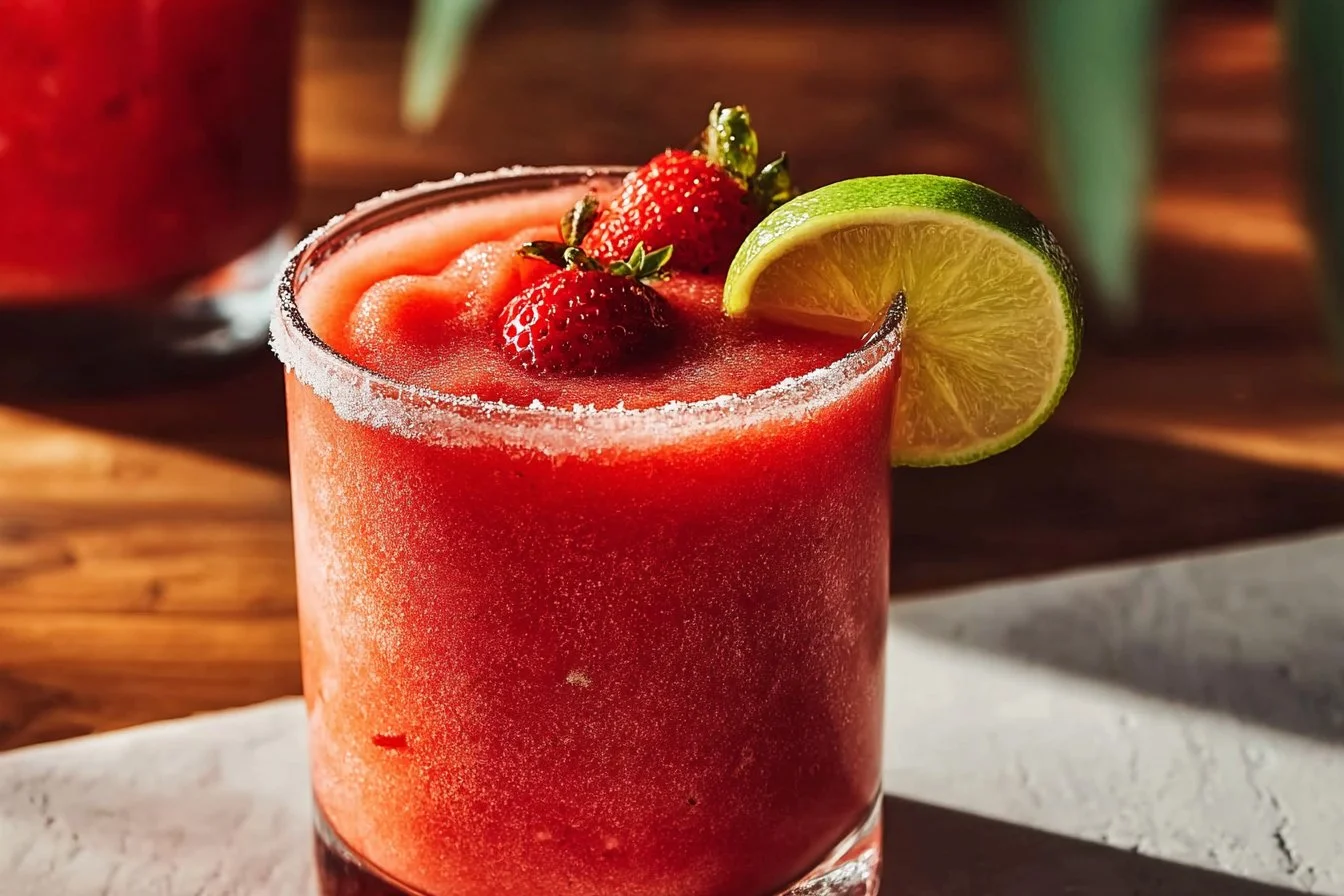 Frozen Virgin Strawberry Margarita