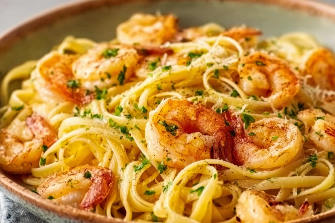 Garlic Butter Shrimp Pasta