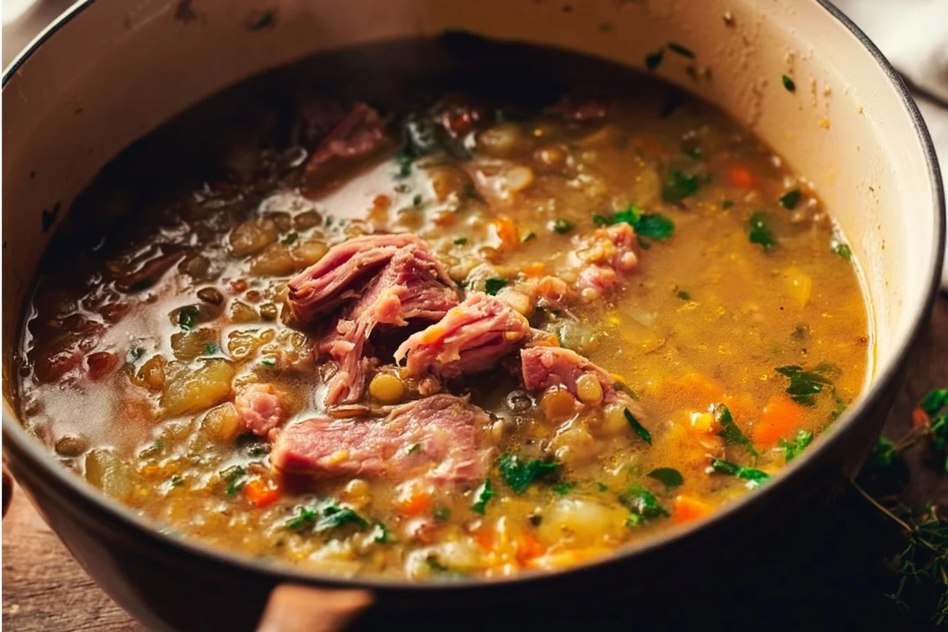 Ham and Lentil Soup
