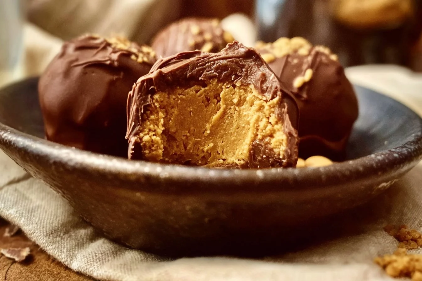 Healthy Reese’s Peanut Butter Balls