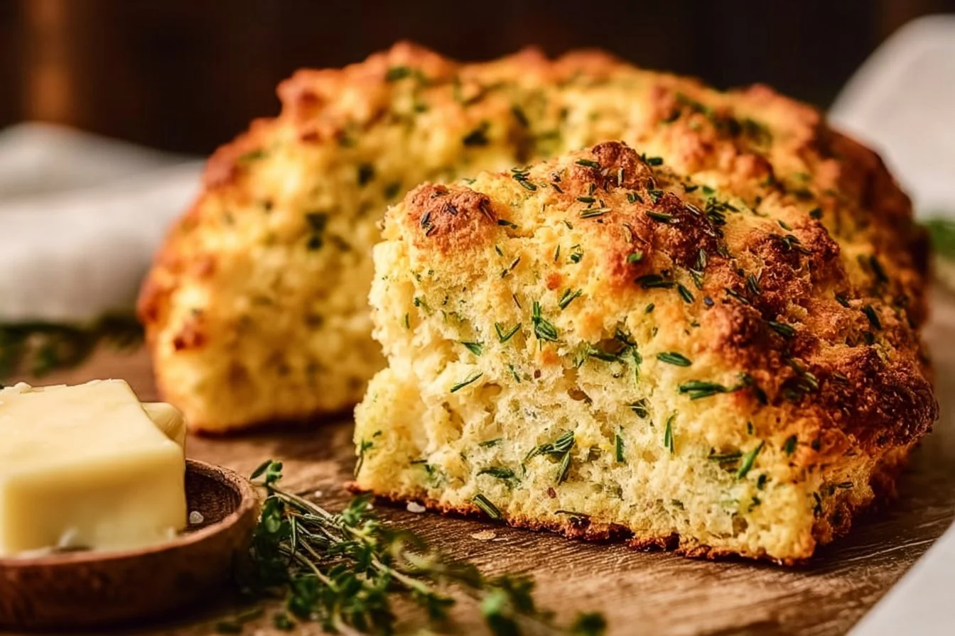 Herbed Cheddar Irish Soda Bread