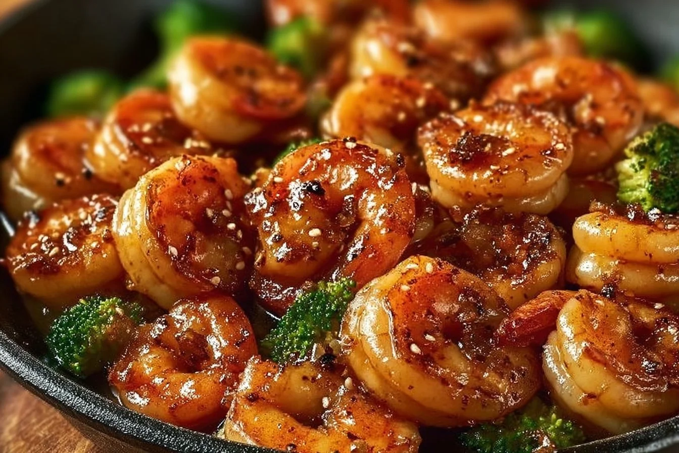 High-Protein Honey Garlic Shrimp