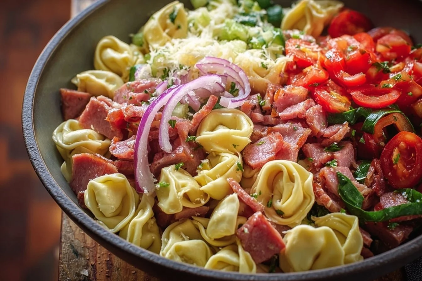 Italian Grinder Tortellini Salad