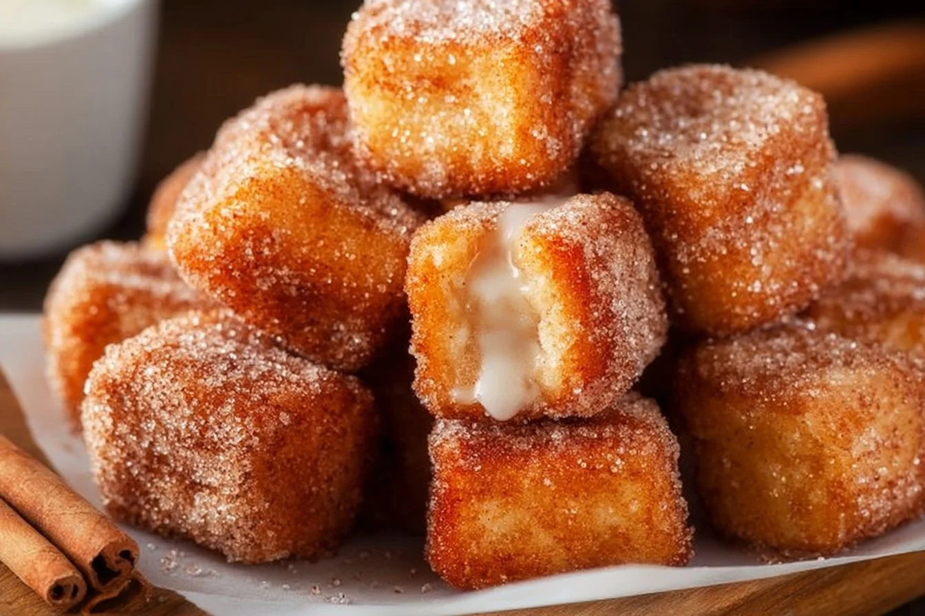 Juicy Angel Cake Churro Bites