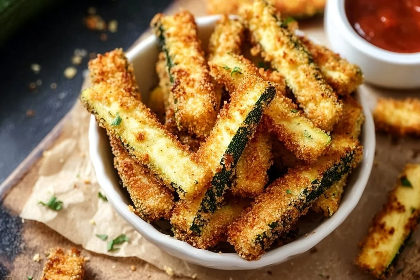 Low Calorie Air Fryer Zucchini Fries