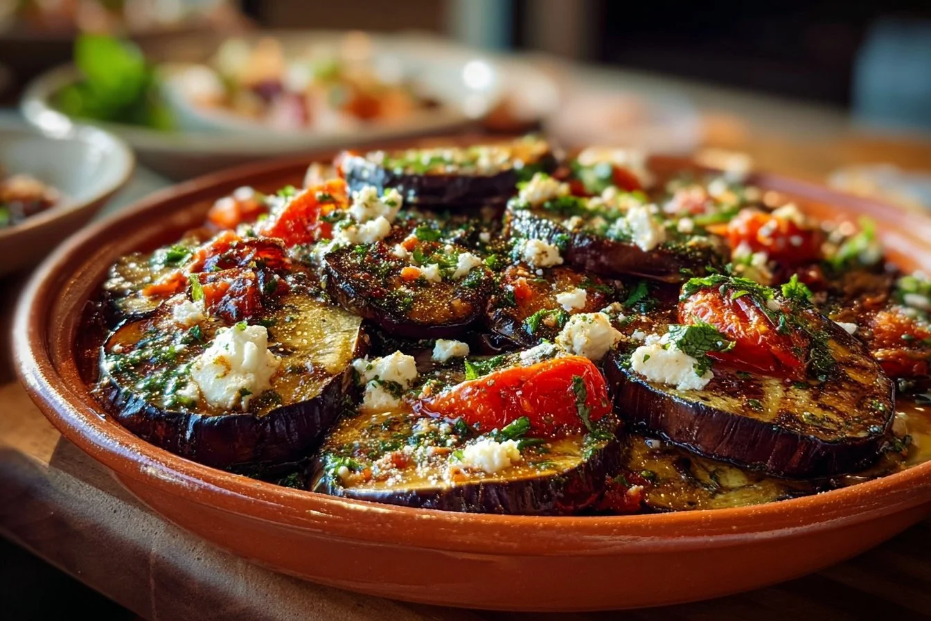 Mediterranean Roasted Eggplant