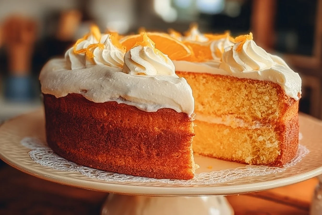 Orange Creamsicle Cake