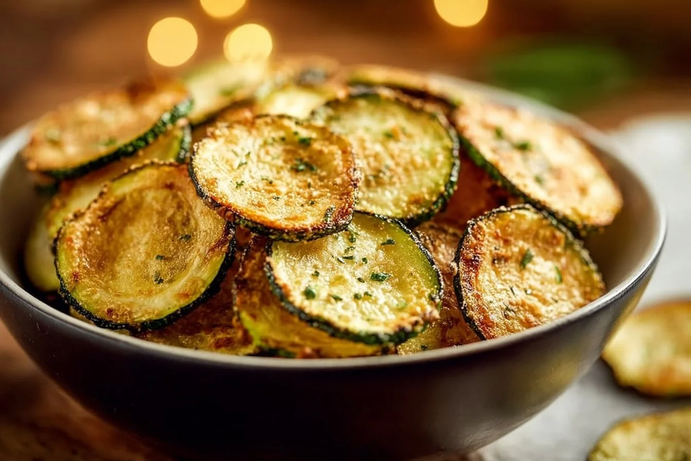 Oven-Baked Zucchini Chips